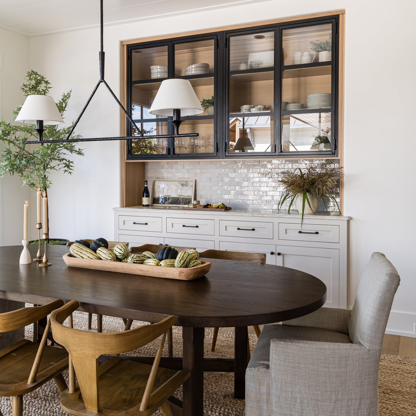 Grand lustre linéaire Cesta