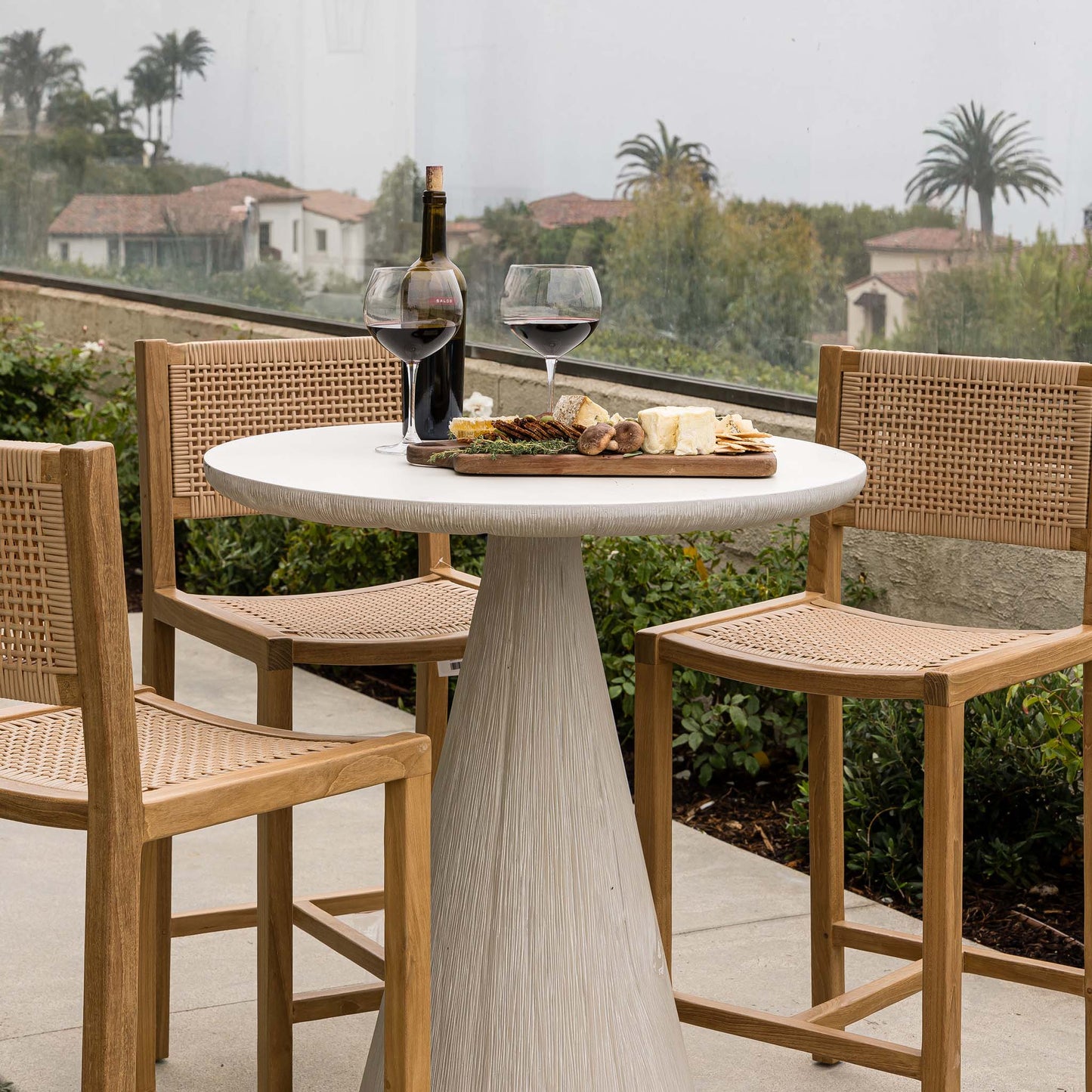 Tabouret de bar Pura pour intérieur/extérieur