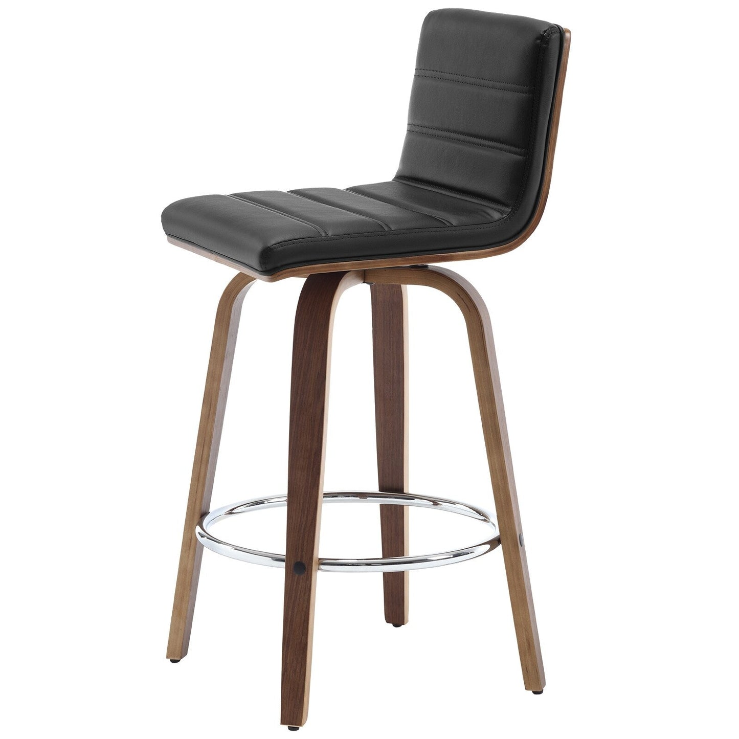 Tabourets de bar/hauts-sièges pivotants en simili cuir 26/29, lot de 2/3