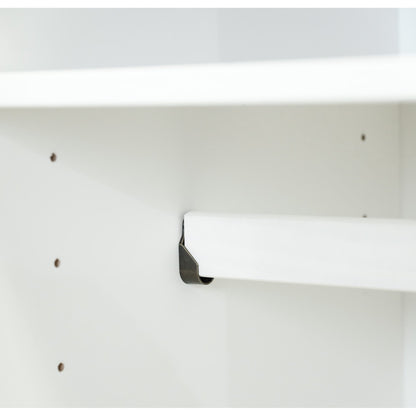 Palace Imports Armoire Cosmo 3 portes en bois massif avec portes en bois massif ou en miroir