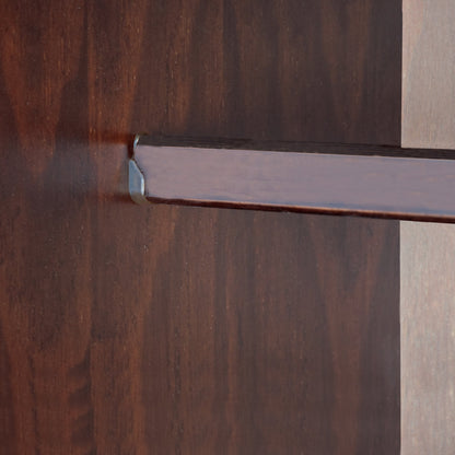 Palace Imports Armoire Cosmo 3 portes en bois massif avec portes en bois massif ou en miroir