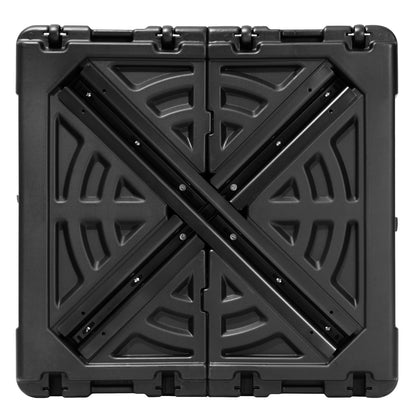 Pellebant Pied de parasol cantilever de terrasse de 220 lbs avec roulettes - N/A