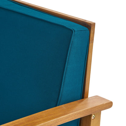 Ensemble de salon d'extérieur 7 pièces Perla en bois d'acacia de Christopher Knight Home