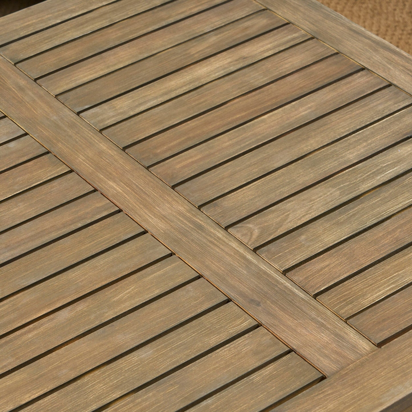 Ensemble de salon d'extérieur 7 pièces Perla en bois d'acacia de Christopher Knight Home