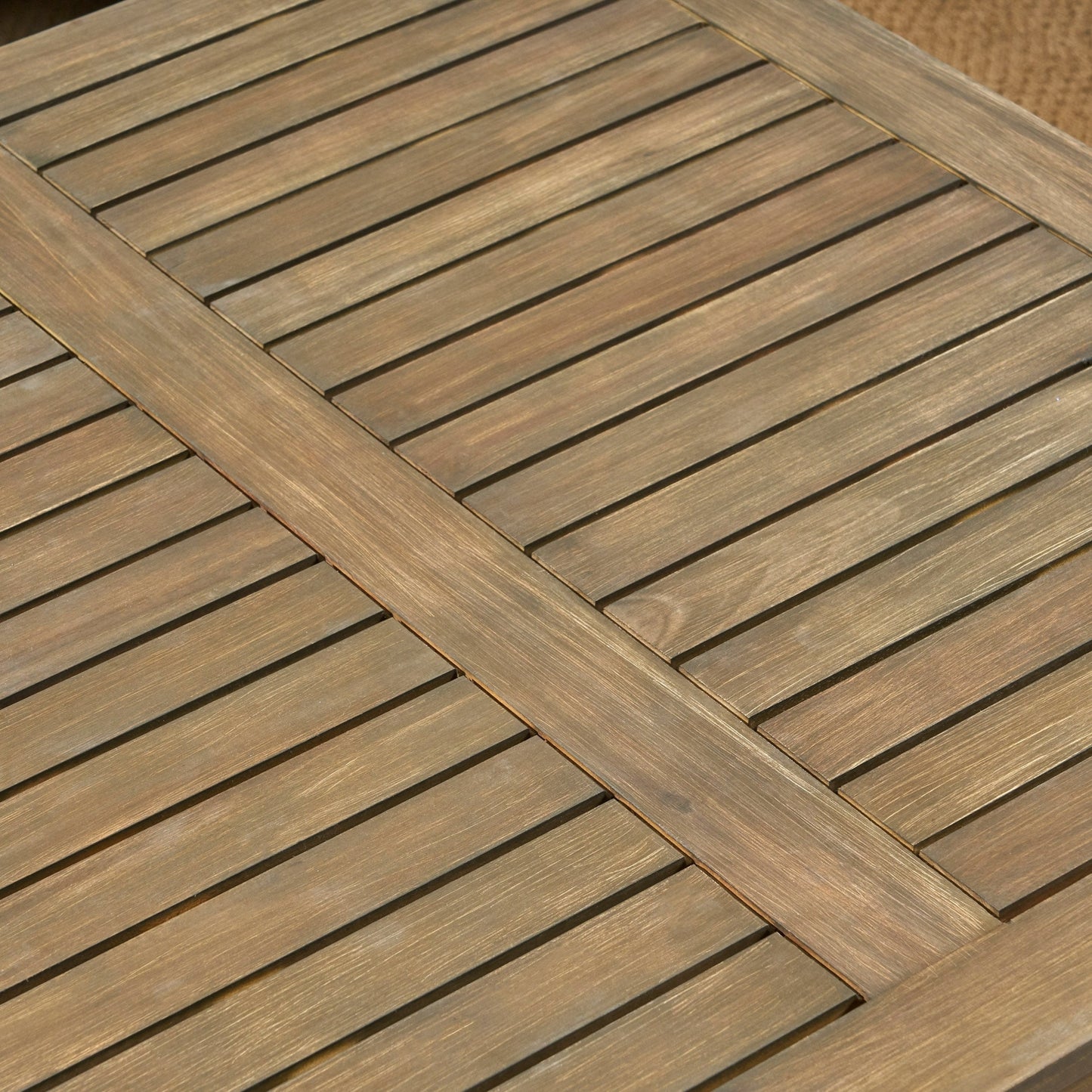 Ensemble de canapé d'extérieur Perla en acacia à 7 pièces avec coussins de Christopher Knight Home