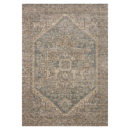 Perla Rug, Blue Bark