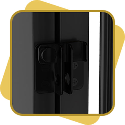 Résidence pour animaux de compagnie avec renforts en tubes d'acier - Cage pour chien élégante et robuste