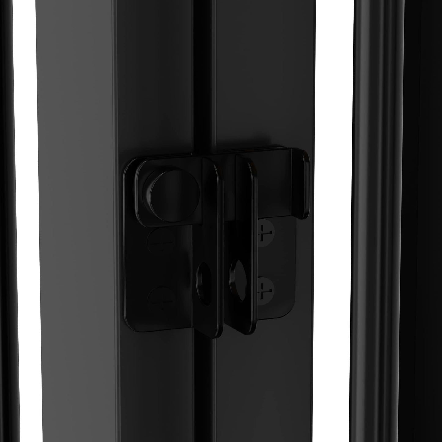 Résidence pour animaux de compagnie avec renforts en tubes d'acier - Cage pour chien élégante et robuste