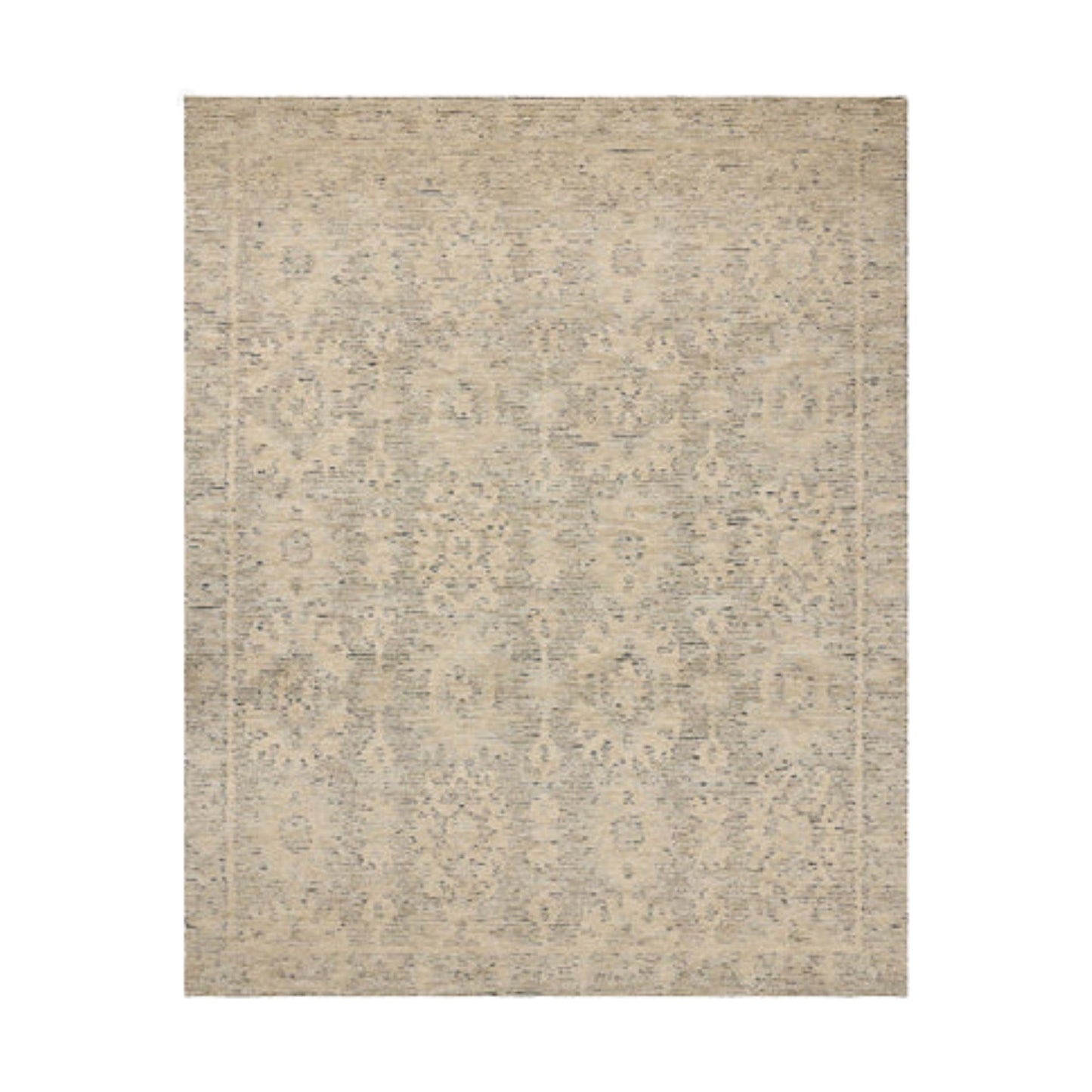 Piedra Woven Rug, Blue / Natural