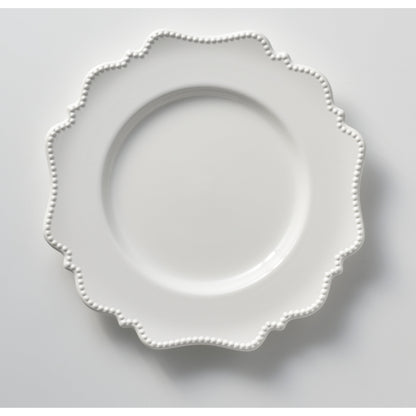 Assiette de service blanche à pois rouges Red Vanilla 11 (lot de 6)