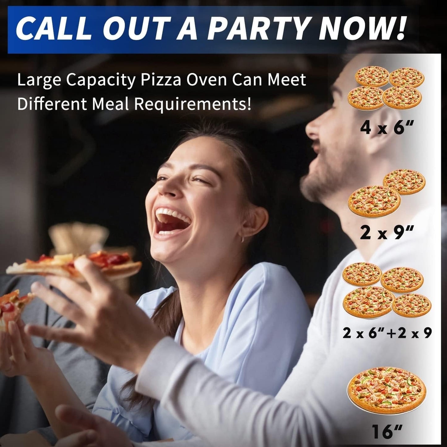 Four à pizza extérieur à bois, four à pizza portable avec pelle à pizza, sac de transport - 16 pouces