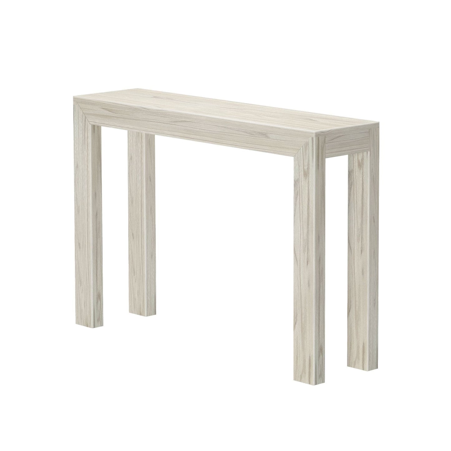 Table console moderne à structure en poutres et planches - 46