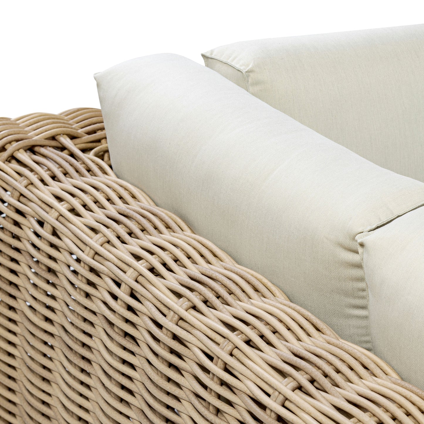 Ensemble d'assises d'angle d'extérieur/de patio Poly &amp; Bark Puglia avec table basse