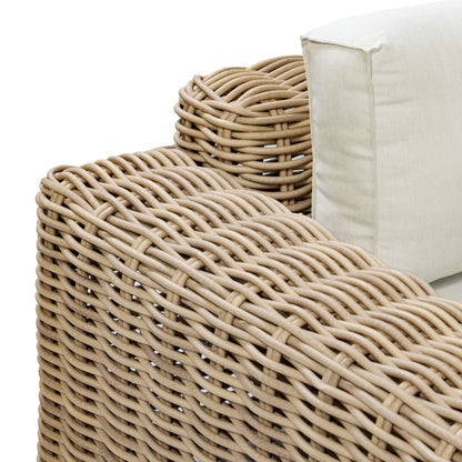 Ensemble d'assises d'angle d'extérieur/de patio Poly &amp; Bark Puglia avec table basse