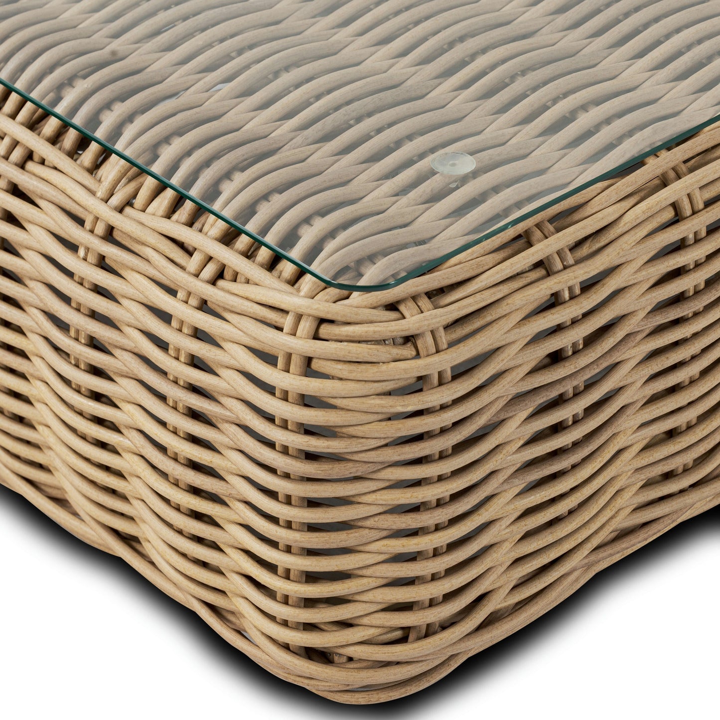 Ensemble d'assises d'angle d'extérieur/de patio Poly &amp; Bark Puglia avec table basse