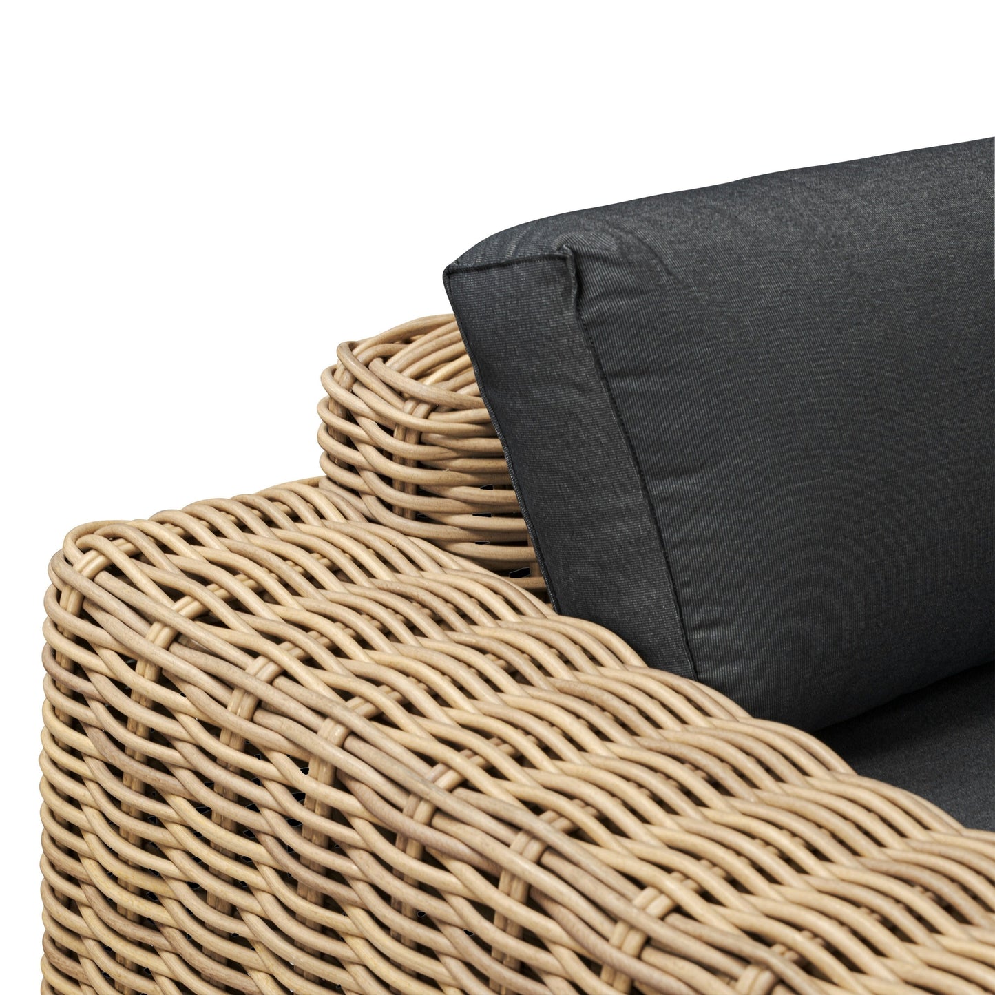 Ensemble d'assises d'angle d'extérieur/de patio Poly &amp; Bark Puglia avec table basse