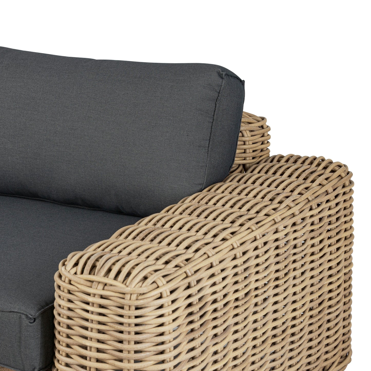 Ensemble d'assises d'angle d'extérieur/de patio Poly &amp; Bark Puglia avec table basse