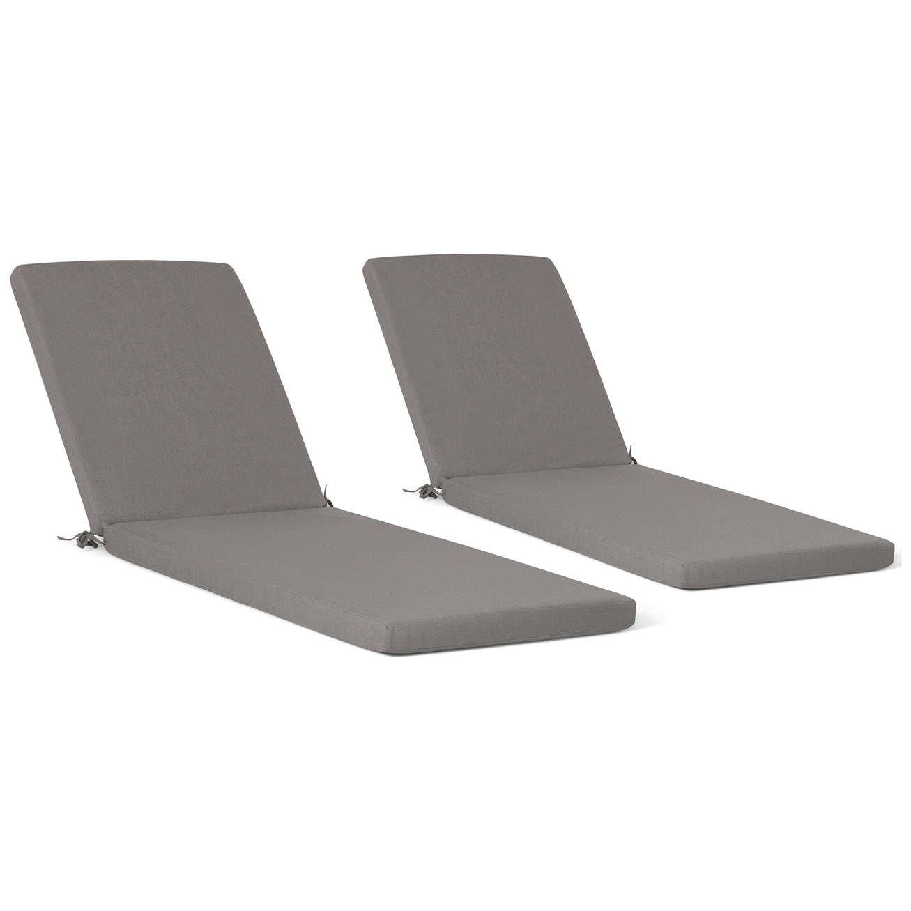 Coussins de chaise longue d'extérieur pour patio, résistants aux intempéries et aux décolorations, de la marque Polytrends - (lot de 2)