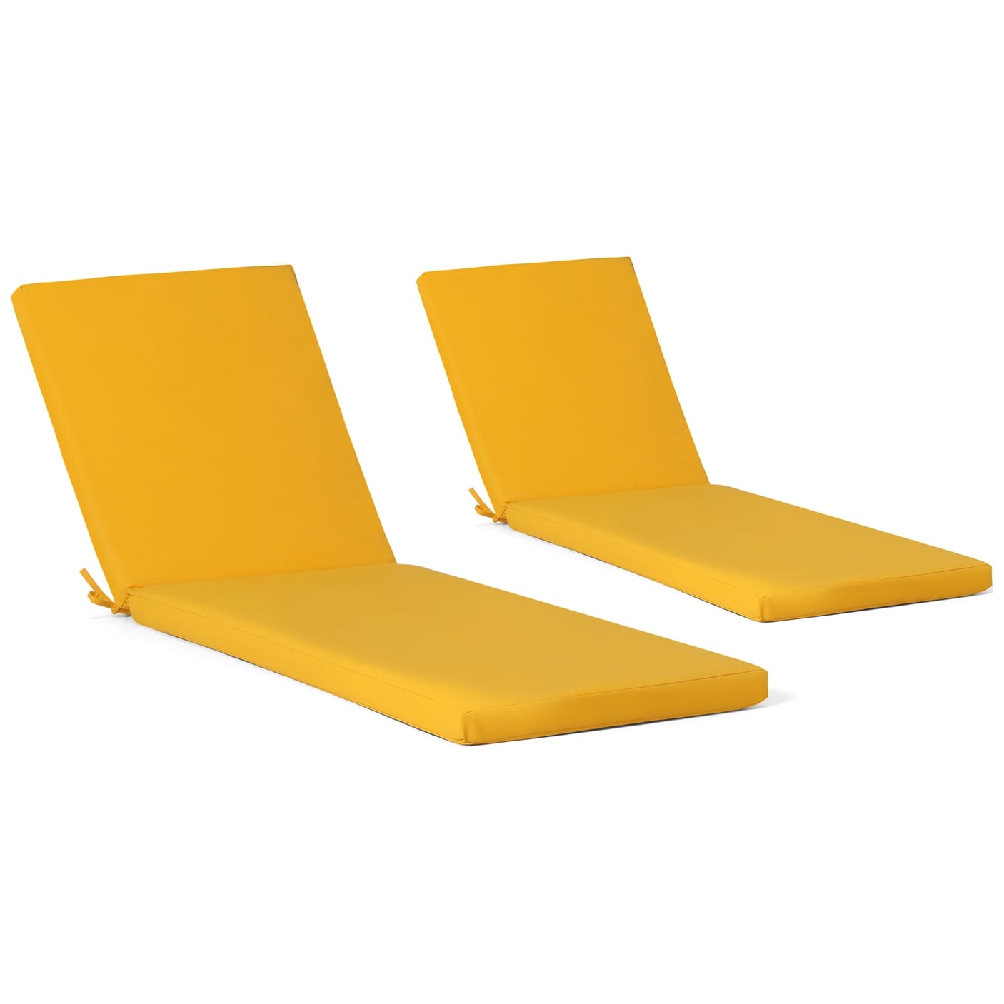 Coussins de chaise longue d'extérieur pour patio, résistants aux intempéries et aux décolorations, de la marque Polytrends - (lot de 2)