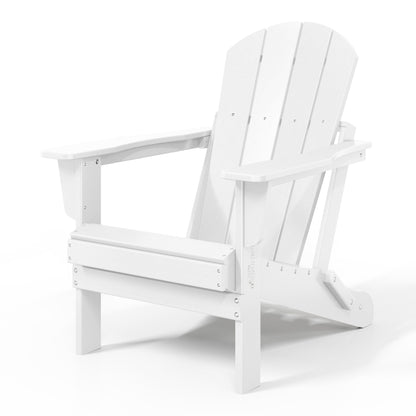 Polytrends Laguna Fauteuils Adirondack pliants d'extérieur résistants aux intempéries (lot de 2)