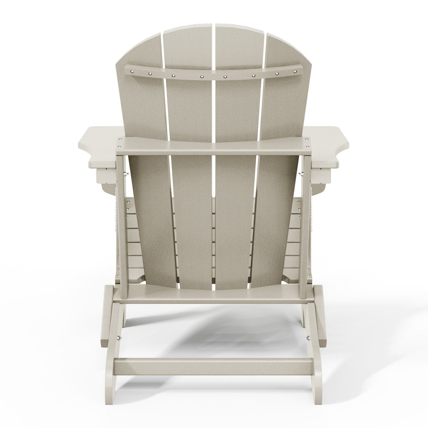 Polytrends Laguna Chaises de jardin pliantes Adirondack résistantes aux intempéries (lot de 4)