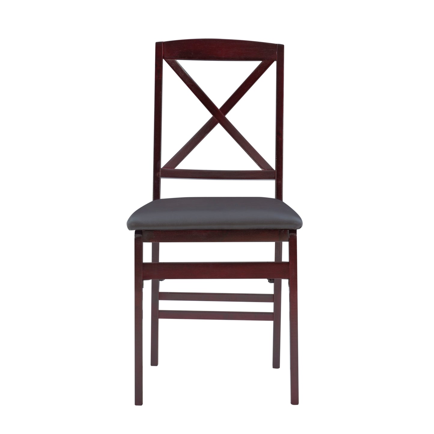 Chaise pliante Espresso pour véranda et salon (lot de 2)