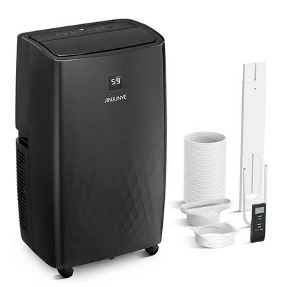 Climatiseur portable avec chauffage – 12000 BTU de refroidissement et 10000 BTU de chauffage pour les pièces jusqu'à 700 pieds carrés.