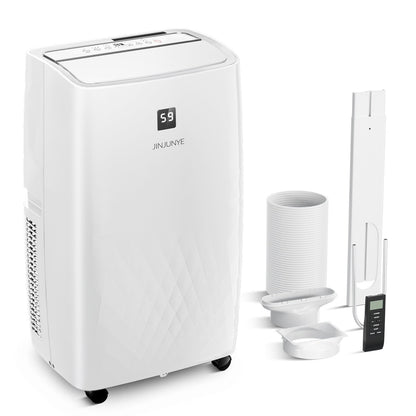 Climatiseur portable avec chauffage – 12000 BTU de refroidissement et 10000 BTU de chauffage pour les pièces jusqu'à 700 pieds carrés.