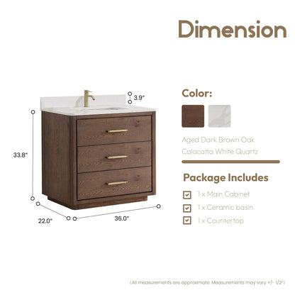 Meuble-lavabo Porto avec plan de travail en pierre de quartz blanche, sans miroir.