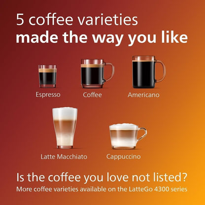 Machine à expresso haut de gamme, 12 cafés chauds/froids, système LatteGo, broyeur céramique, noir chromé