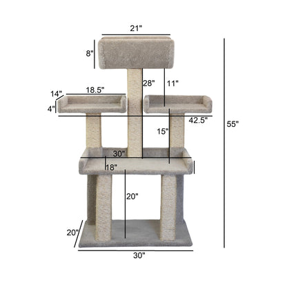 Arbre à chat Prestige, tour à chat extra large pour grands chats
