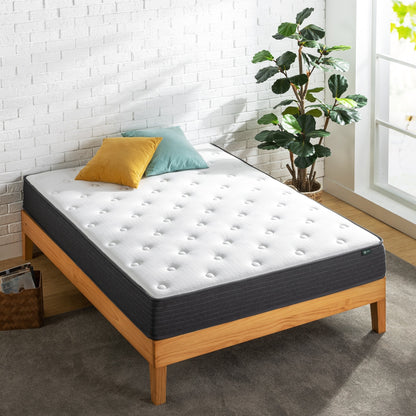 Matelas hybride à ressorts ensachés Priage by ZINUS 8 pouces Comfort Essential