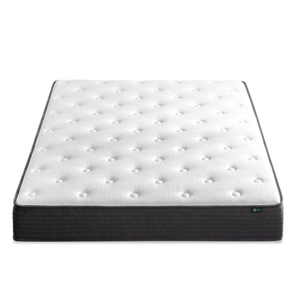 Matelas hybride à ressorts ensachés Priage by ZINUS 8 pouces Comfort Essential