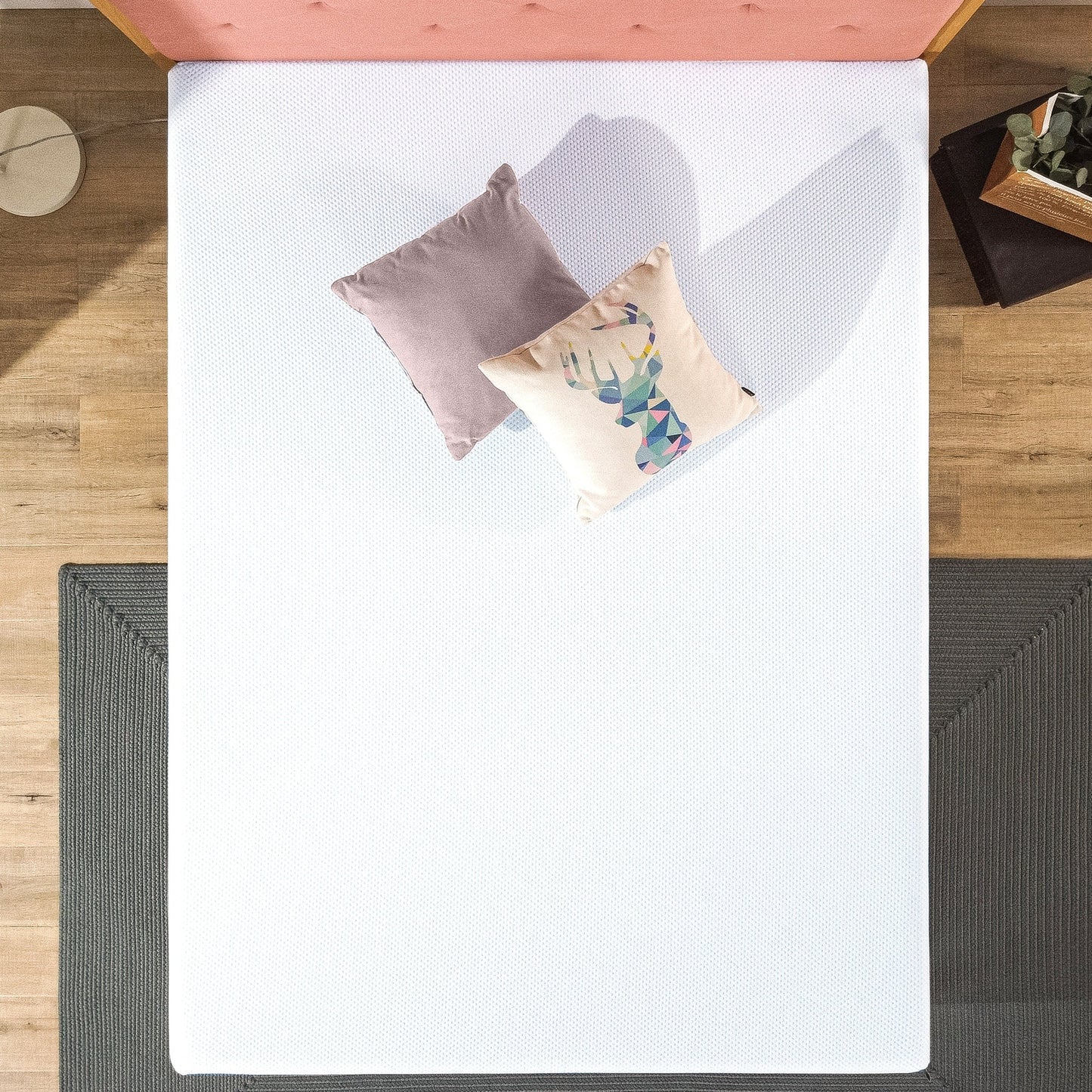 Matelas en mousse à mémoire de forme avec gel au thé vert de 8 pouces Priage de Zinus