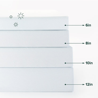 Matelas en mousse à mémoire de forme avec gel au thé vert de 8 pouces Priage de Zinus