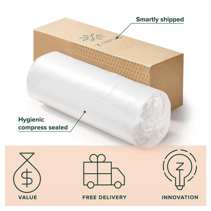 Matelas en mousse à mémoire de forme avec gel au thé vert de 8 pouces Priage de Zinus