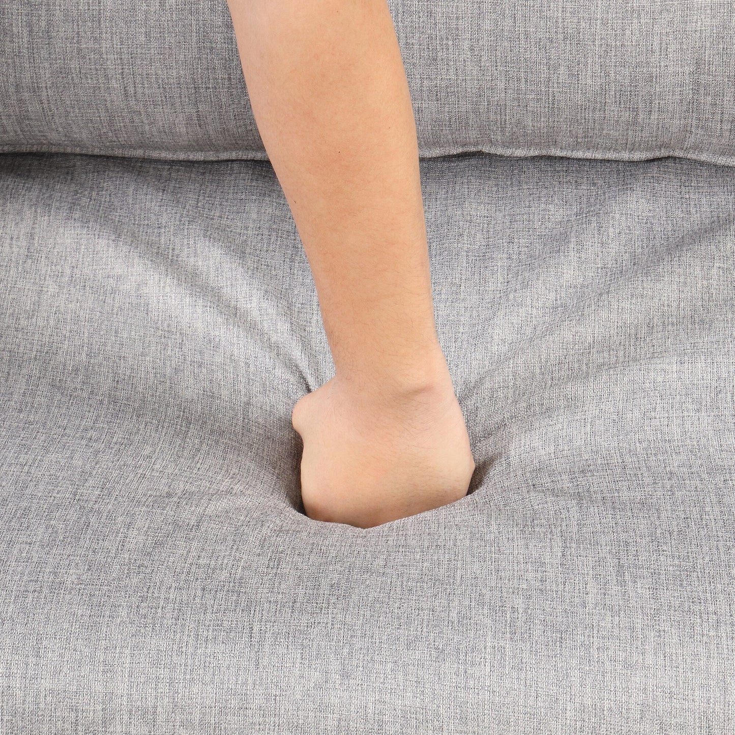 Canapé-lit escamotable 3 en 1 avec 2 tables d'appoint