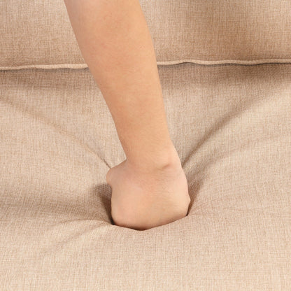 Canapé-lit escamotable 3 en 1 avec 2 tables d'appoint