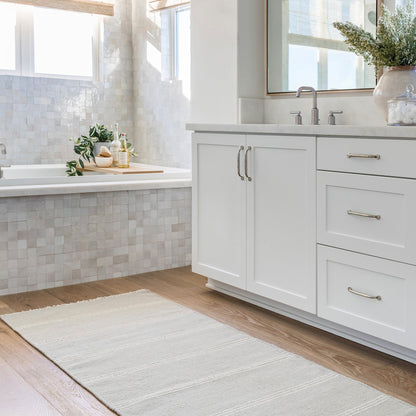 Tapis Pure Salt x Momeni Caseres, Bleu clair