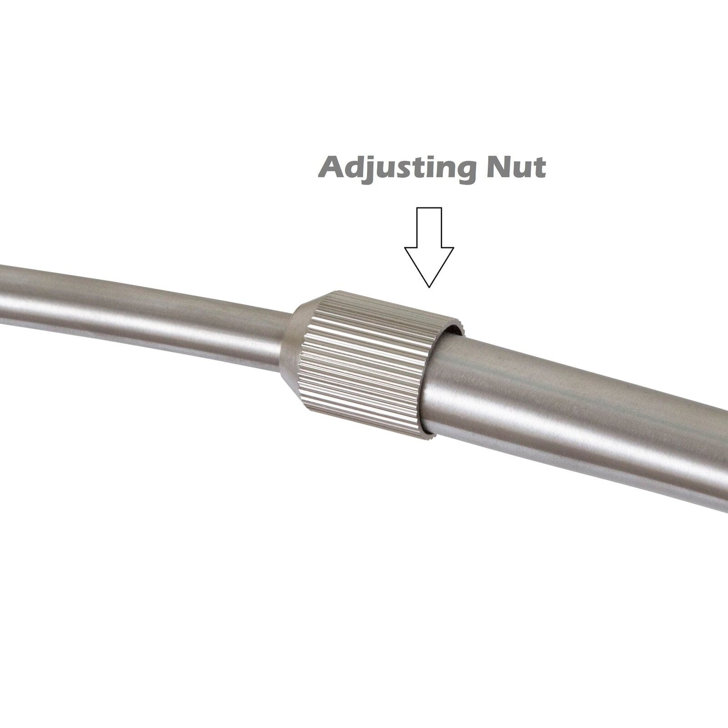 Lampe de sol à arche réglable en acier Q-Max 81 avec abat-jour extra large et socle en marbre