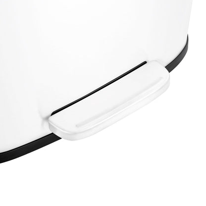 Qualiazero 13.2 GAL plus DEUX poubelles rectangulaires à pédale de 1.3 GAL - Pack familial