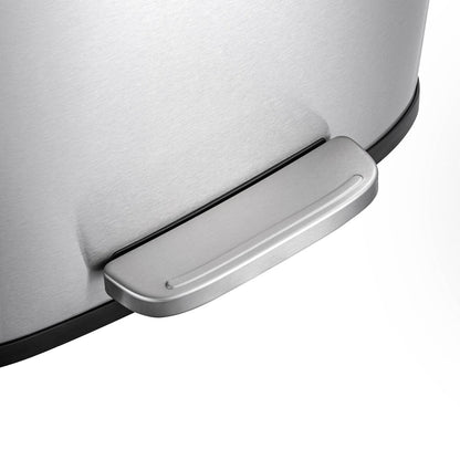 Qualiazero 13.2 GAL plus DEUX poubelles rectangulaires à pédale de 1.3 GAL - Pack familial