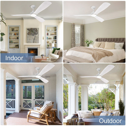 Ventilateur de plafond à télécommande avec éclairage, à encastrer