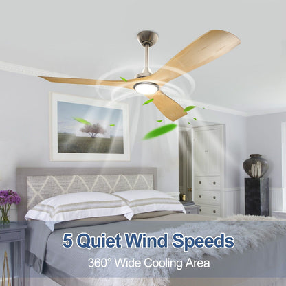 Ventilateur de plafond à télécommande avec éclairage, à encastrer