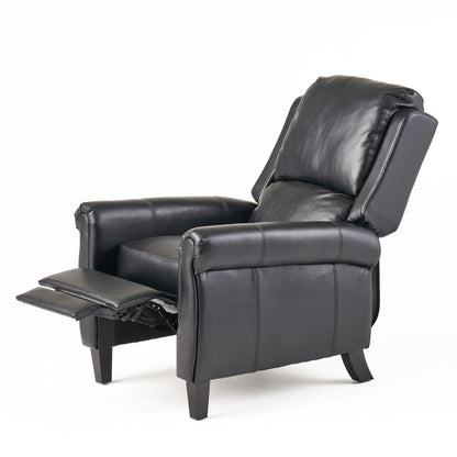 Fauteuil inclinable à dossier basculant en cuir PU Roomfitters Ultimate Comfort, fauteuil inclinable luxueux pour salon ou chambre à coucher