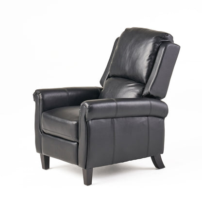 Fauteuil inclinable à dossier basculant en cuir PU Roomfitters Ultimate Comfort, fauteuil inclinable luxueux pour salon ou chambre à coucher
