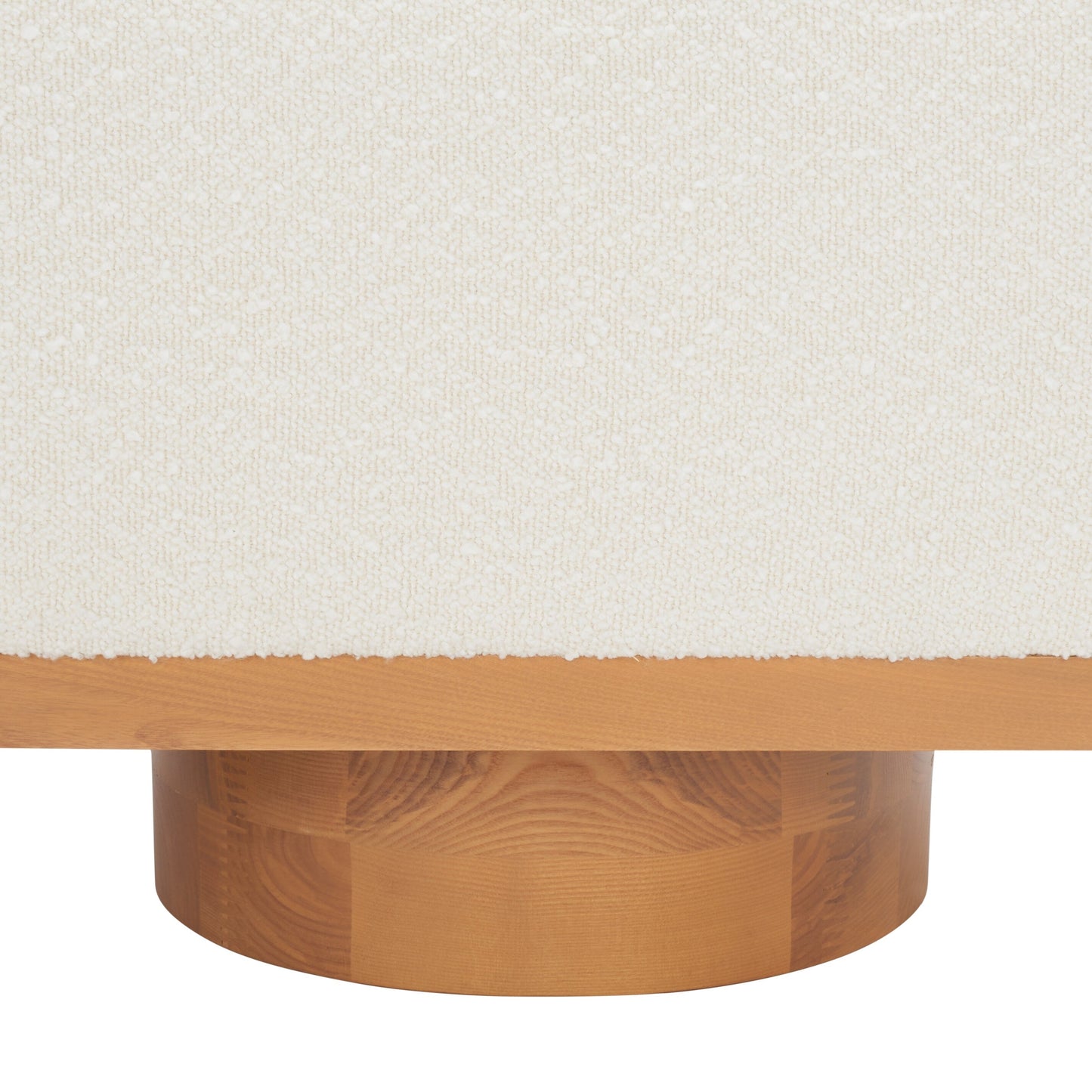 Banc de rangement SAFAVIEH Couture Sunneva Boucle - 155 cm L x 51 cm P x 48 cm H - 155Lx51Px48H