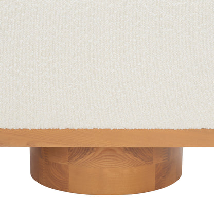 Banc de rangement SAFAVIEH Couture Sunneva Boucle - 155 cm L x 51 cm P x 48 cm H - 155Lx51Px48H