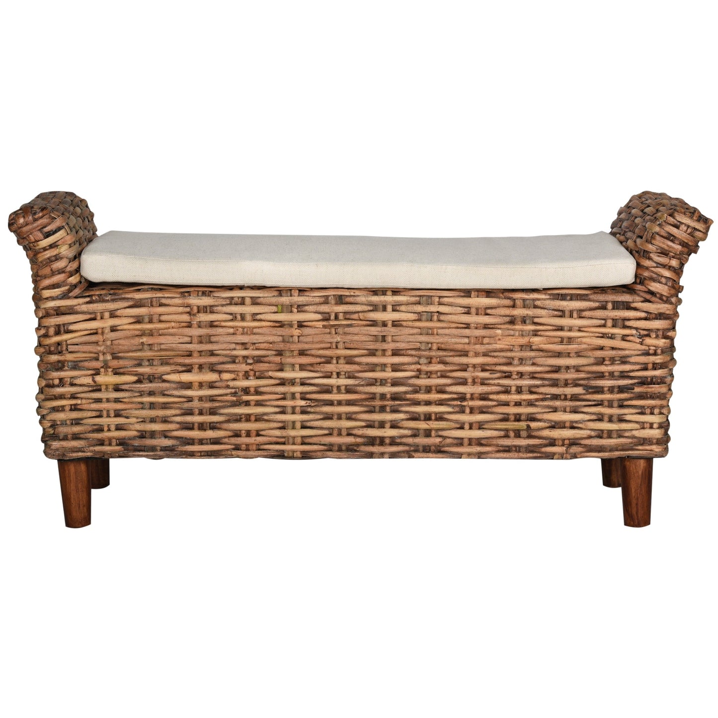 Banc Danna marron de SAFAVIEH - 43,9 x 14,8 x 21,1 - 44L x 15P x 21H