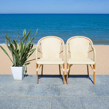 Fauteuil à accoudoirs SAFAVIEH Doreth (lot de 2) - 23L x 36P x 25H